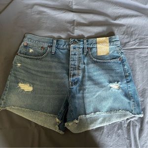 Madewell Relaxed Denim Shorts Curvy